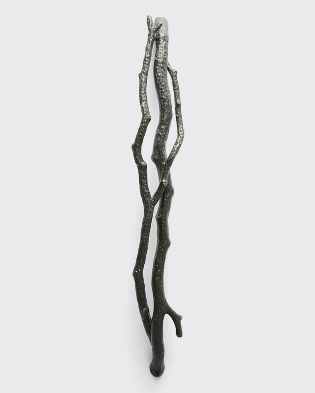 Butterfly Ginkgo Oxidized Pull, 18"